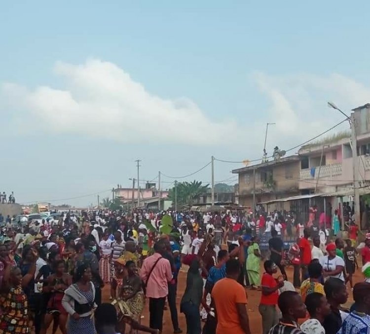 CI-Daoukro : la population rend hommage à NKT (assassiné)
