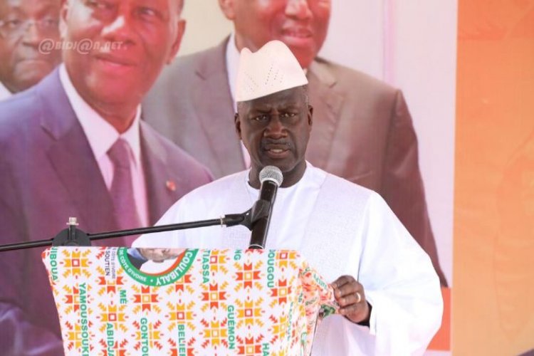CI-Korhogo-Pèlerinage : le Rhdp sur la tombe d’Amadou Gon, chaque année