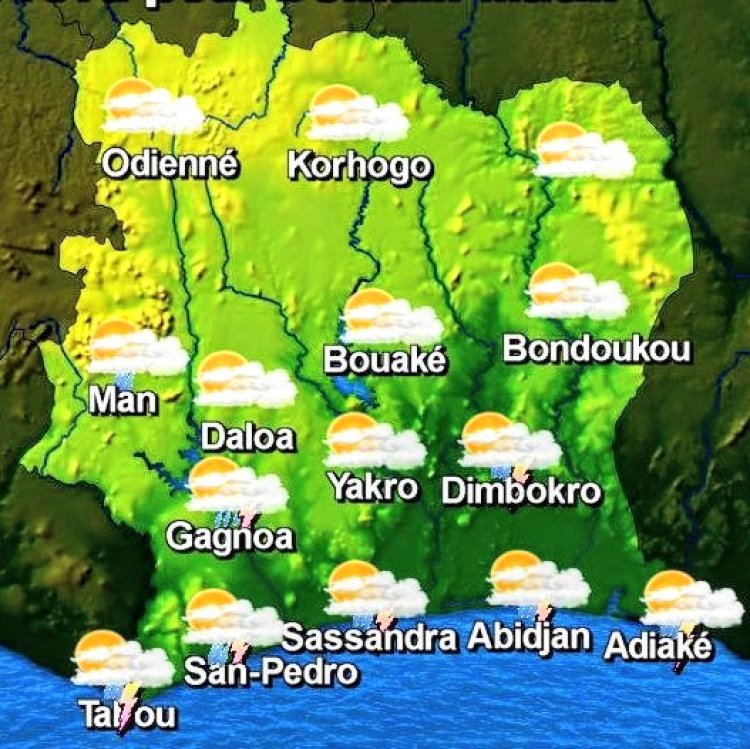 Côte d'Ivoire (Météo) : retrouvez le bulletin du samedi 5 février 2022