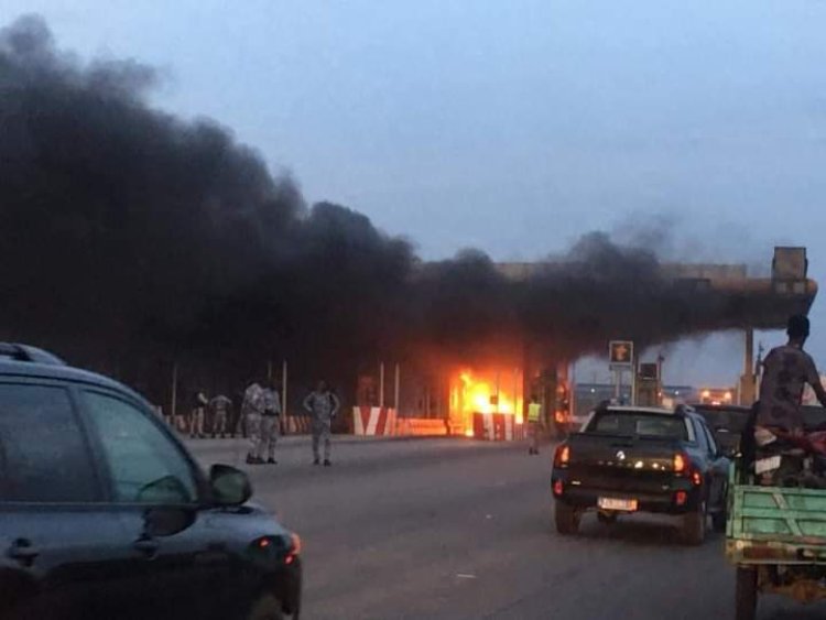 Côte d’Ivoire (Autoroute du Nord) : incendie au péage d’Attinguié, les précisions du Fer