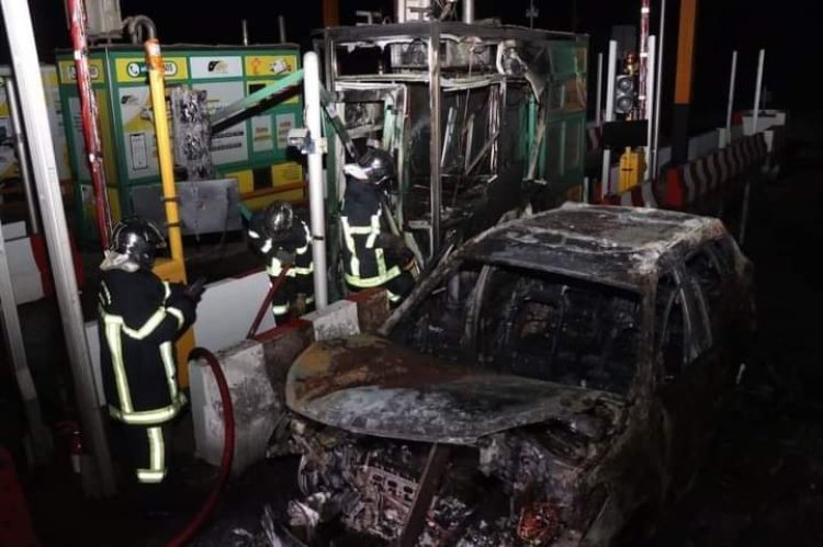 Côte d’Ivoire (Autoroute du Nord) : incendie au péage d’Attinguié, les précisions du Fer