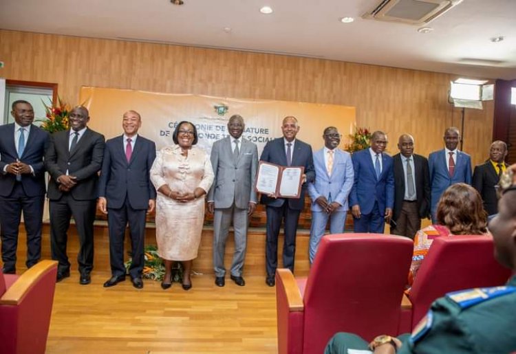 Côte d’Ivoire (Dialogue social) : « Une nouvelle Trêve Sociale est signée pour 5 ans » (Patrick Achi, 1er ministre)