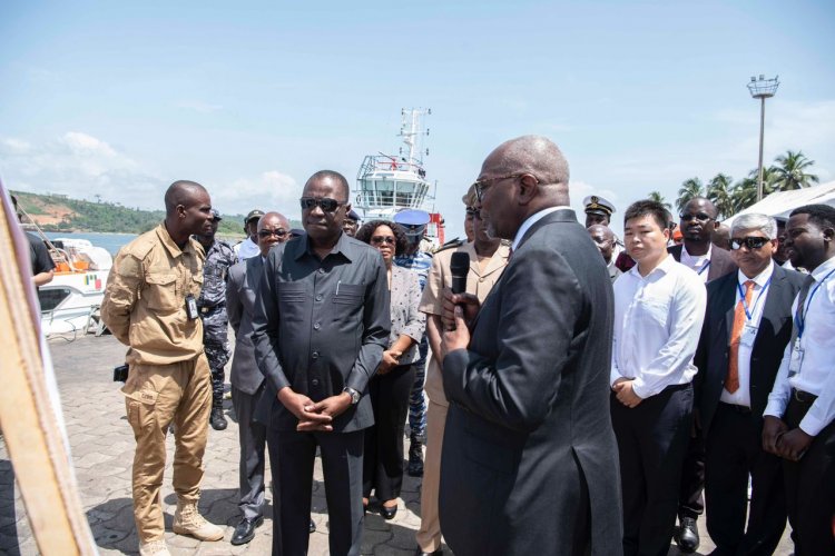 Côte d’ivoire (Port de San Pedro) : Amadou Koné lance les travaux de dragage du cercle d'évitage et du chenal d'accès
