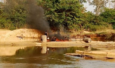 Côte d'Ivoire (Orpaillage illégal) : la Gendarmerie détruit des sites et d'importants matériels