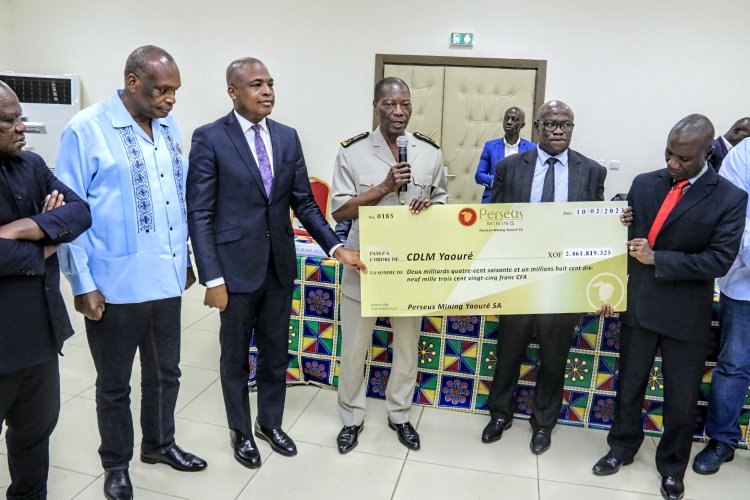 Côte d’Ivoire (Marahoué) : Bouaflé, près de 2,5 milliards F pour le Cdlm de la mine d’or de Yaouré