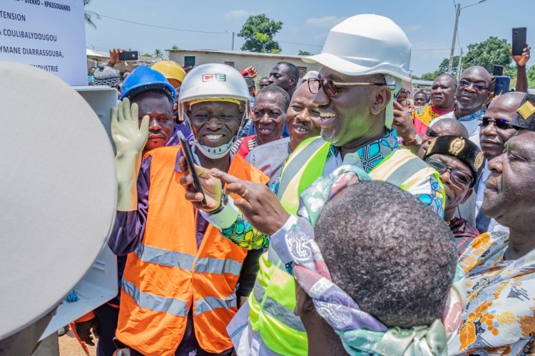 Côte d’Ivoire (Electricité pour tous) : 4 villages de Yamoussoukro connectés au réseau national