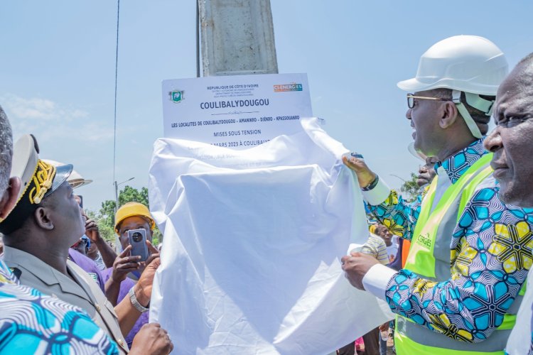 Côte d’Ivoire (Electricité pour tous) : 4 villages de Yamoussoukro connectés au réseau national