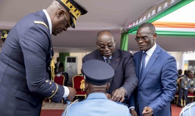 Côte d’Ivoire (Police) / « Votre uniforme vous engage à être au service des populations » (Tiémoko Koné, parrain des nouveaux officiers)