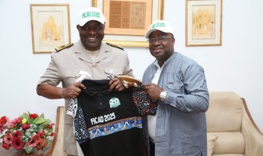 Côte d’Ivoire (FICAD 2025) / Olivier Akoto (CG) reçu par le préfet Djiké
