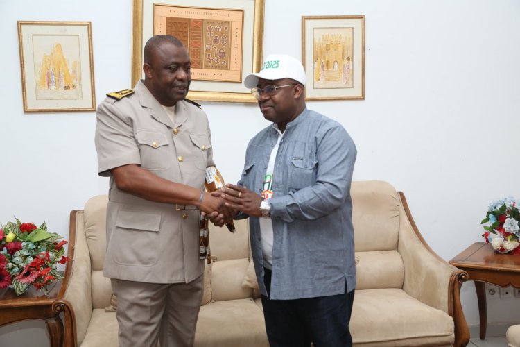 Côte d’Ivoire (FICAD 2025) / Olivier Akoto (CG) reçu par le préfet Djiké
