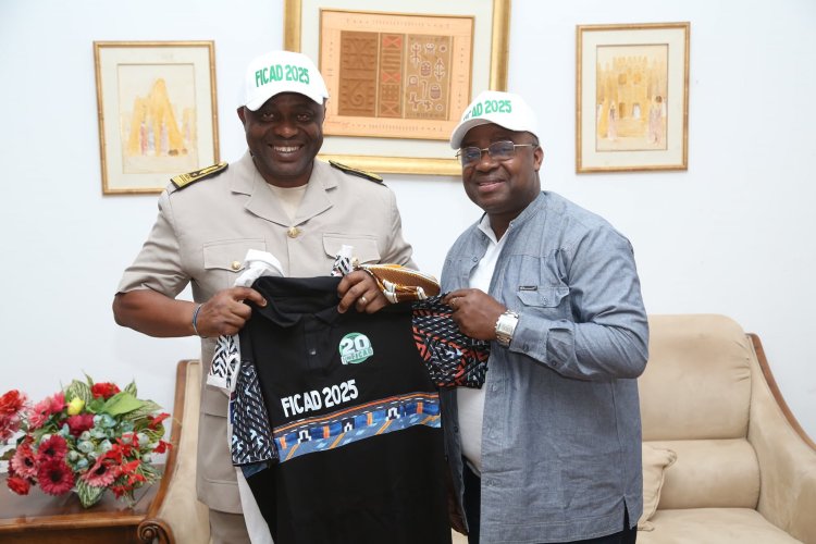 Côte d’Ivoire (FICAD 2025) / Olivier Akoto (CG) reçu par le préfet Djiké