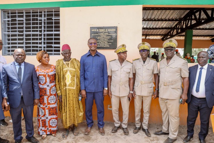 Côte d’Ivoire (Woroba) / Moussa Sanogo inaugure 3 marchés de proximité