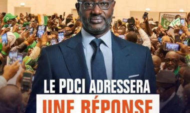 Côte d’Ivoire (Port-Bouët) / Quelques images du meeting de soutien du PDCI à son leader Tidjane Thiam, ce samedi 3 mai 2025