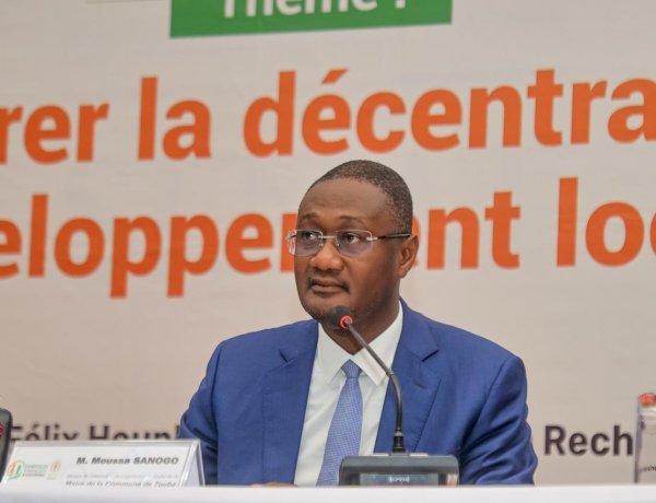 Côte d’Ivoire (Symposium sur les collectivités territoriales) / Yamoussoukro :  les recettes de Moussa Sanogo pour un développement local durable   