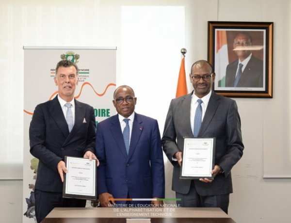 Côte d’Ivoire (Éducation) / Renforcement du système : Koffi N’guessan reçoit le soutien de Côte d'Ivoire Terminal