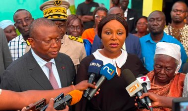 Côte d’Ivoire (Incendie) / Abengourou,  le gouvernement réconforte les victimes de l’orphelinat Mamie Thérèse