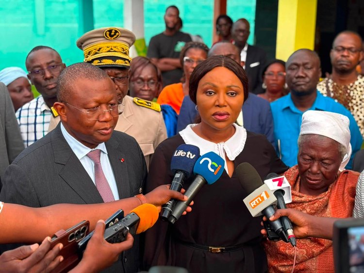 Côte d’Ivoire (Incendie) / Abengourou,  le gouvernement réconforte les victimes de l’orphelinat Mamie Thérèse